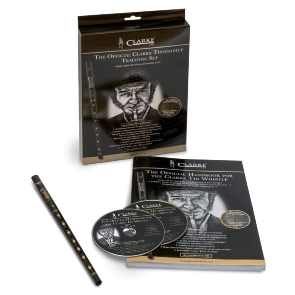 Clarke The Original Tinwhistle Fluit – D met Boek en dubbel CD