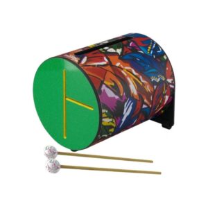 remo-ritme-blok-met-mallets-tropical-leaf-groen-Yet-Music-Sound
