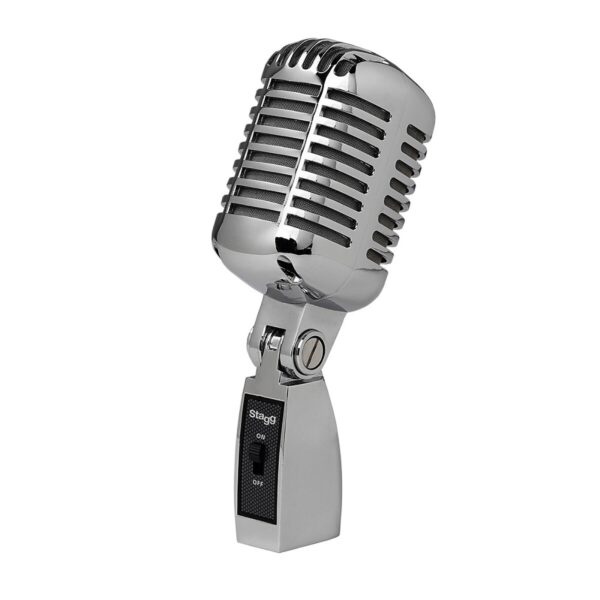 Stagg-Microfoon-Dynamisch-Professioneel-Vintage-SDM100-CR-Yet-Music-Sound