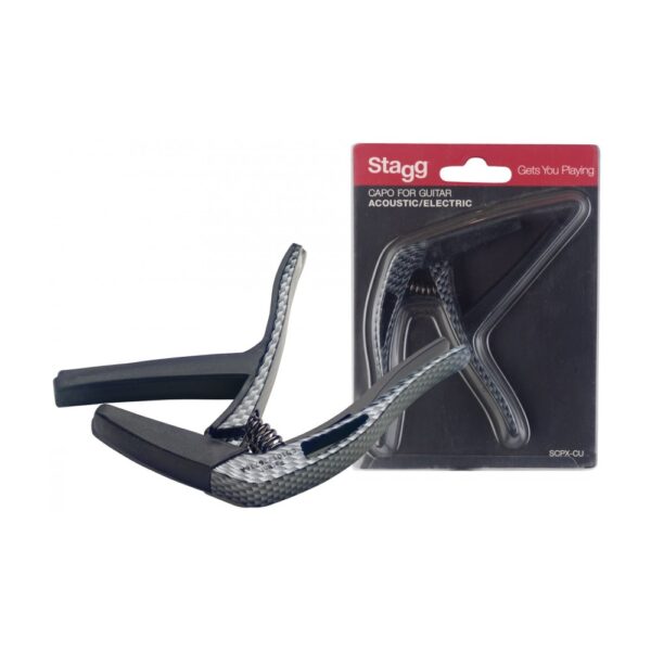 stagg-gitaar-capo-akoestisch-elektrisch-scpx-cu-carbon-Yet-Music-Sound