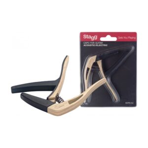 stagg-gitaar-capo-akoestisch-elektrisch-scpx-cu-clwood-Yet-Music-Sound