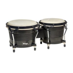 stagg-bongo-hout-zwart-bw-200-bk-Yet-Music-Sound